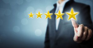 Bewertung Vibrationsplatten Star Rating